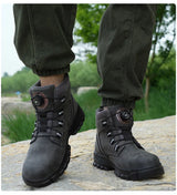 Men Waterproof Indestructible Steel Toe Boots