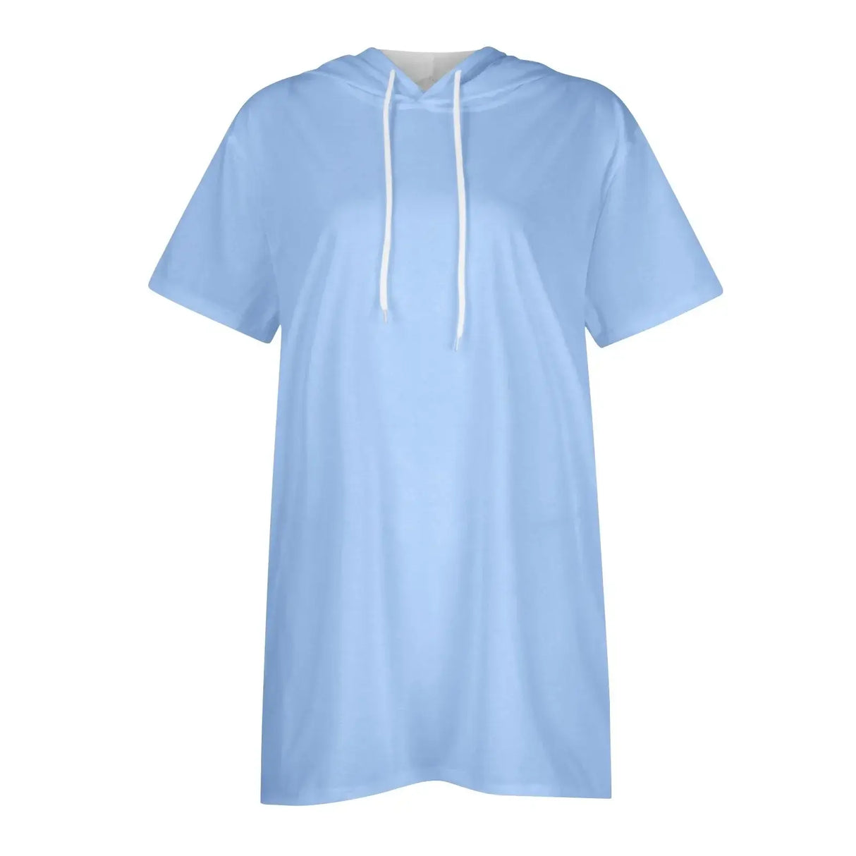 Women Oversized Short Sleeve Hoodie