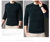 Men's Mink Cashmere O-Neck Sweater
