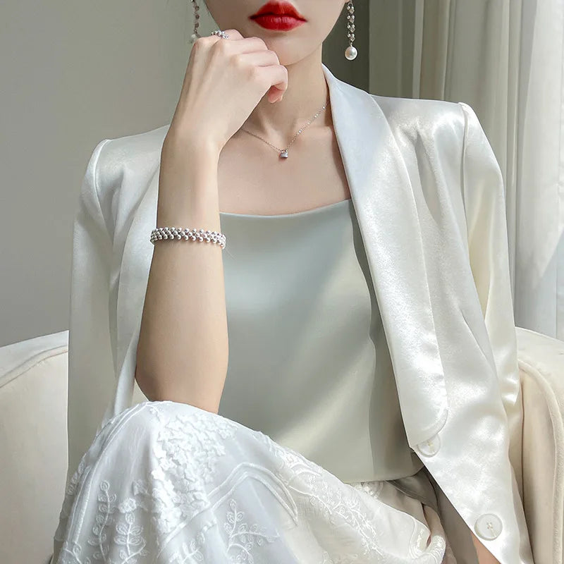 Solid Office Camis Tank