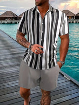 Summer Men Shirt Sets