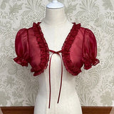 Lolita Summer Cropped Y2K Bolero Shrug