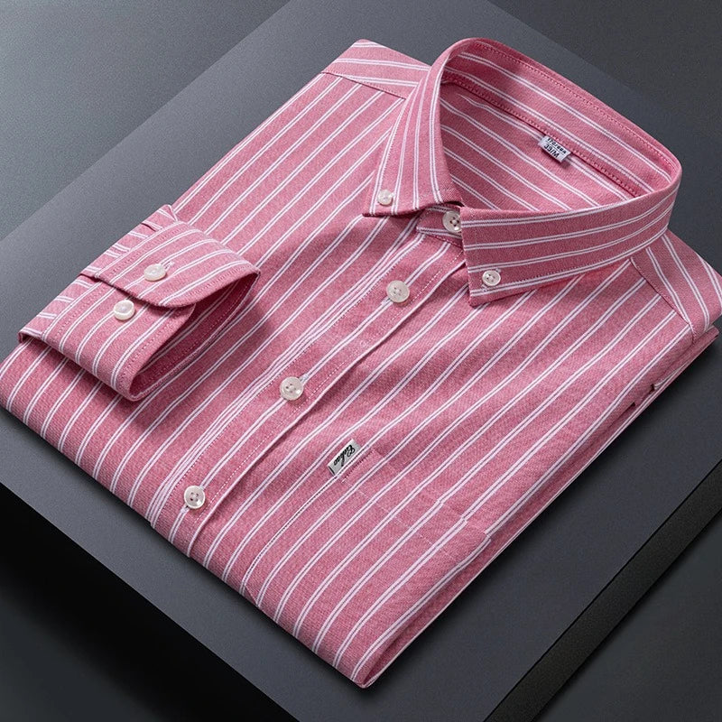 Men Striped Cotton Shirt