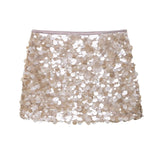Women Sequin Mini Skirt 2025