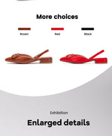 Women Ballet Flats Leather Bowknot Slip-On Shoes