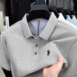 Men Cotton Embroidered Polo Shirt