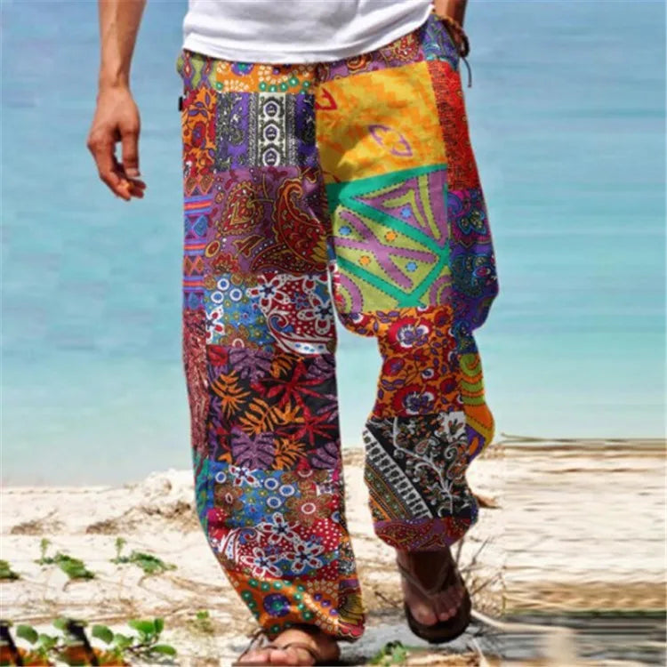 Printed Men’s Casual Pants