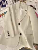 TrendyCore™ – Streetwear Office Blazer (Long Sleeve, Korean Fit, 2025 Vibe)