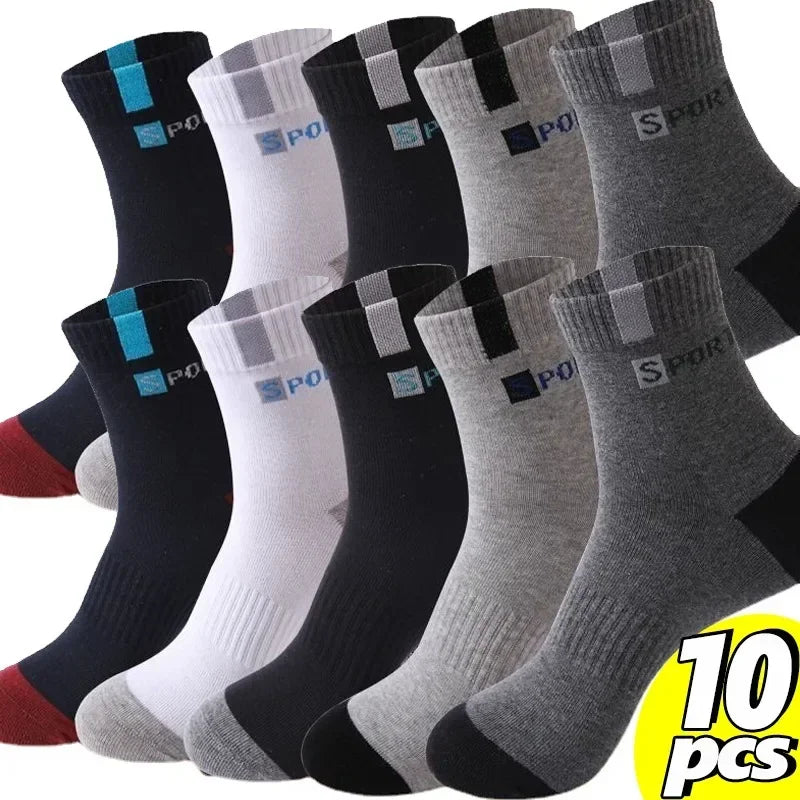 Men’s Sports Socks 10 Pairs