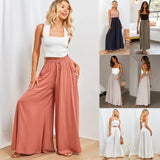 Women Summer Wide Leg Pants