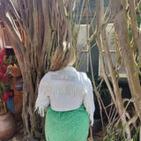 Personalised Pearl Denim Jacket for Bachelorette Party