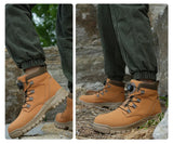 Men Waterproof Indestructible Steel Toe Boots