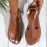 Women Shallow Flat Sandals Lightweight Shoes