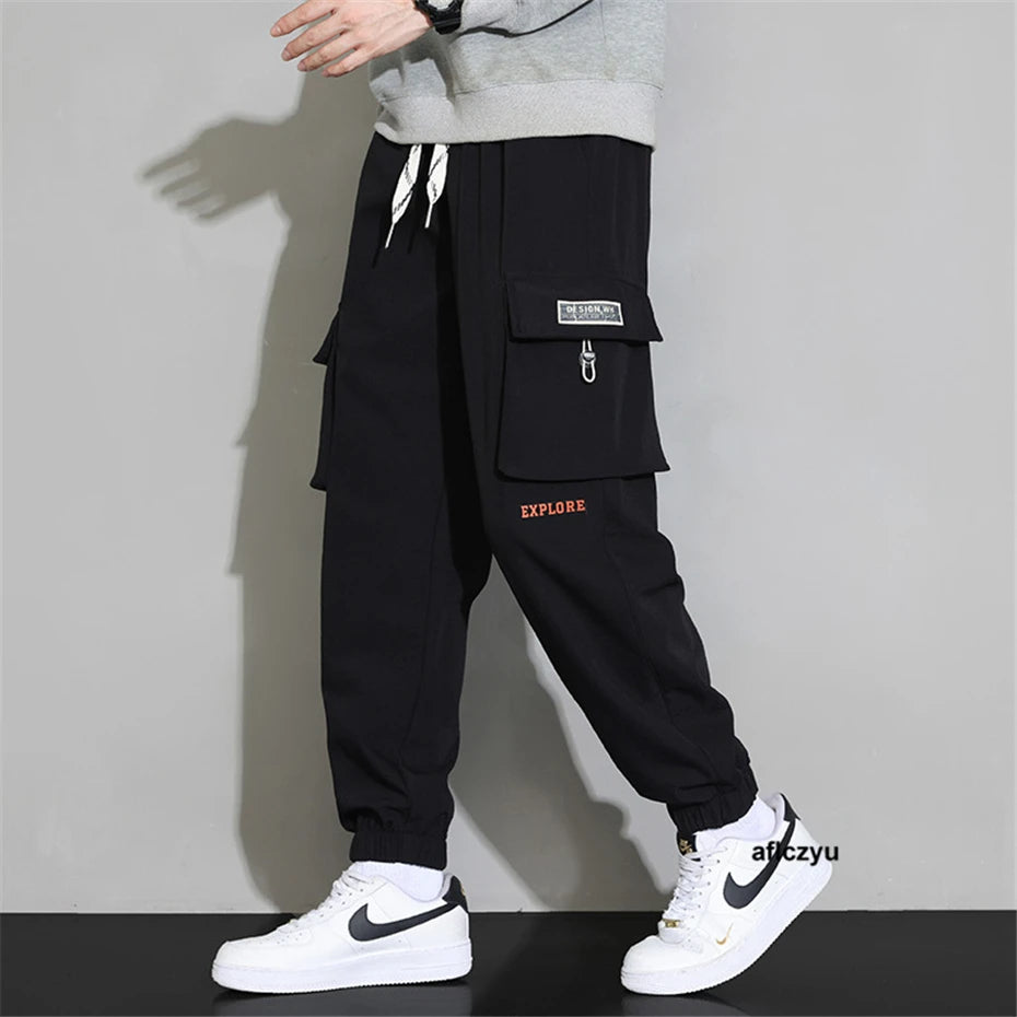 Men's Plus Size 8XL Jogger Pants – Casual Streetwear