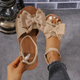 Women Bow Tie Sandals Casual Summer Slides