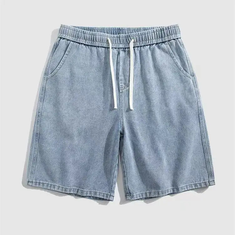 FlameShorts™ – Rhinestone Baggy Shorts (Y2K Flame Street Look)