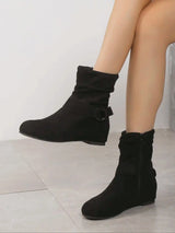 Women Ankle Boots Square Heel Trendy Boots