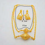 Dubai Gold Color Bridal Jewelry Set