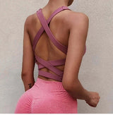 Women Seamless Push Up Sports Bra