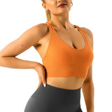 Women Ribbed Galaxy Seamless Sports Bra