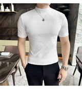 Men Korean Slim Fit Turtleneck Tee