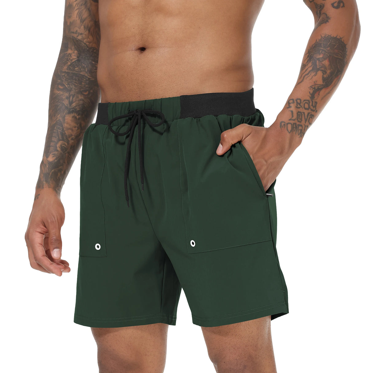 Men Quick Dry Swim Shorts