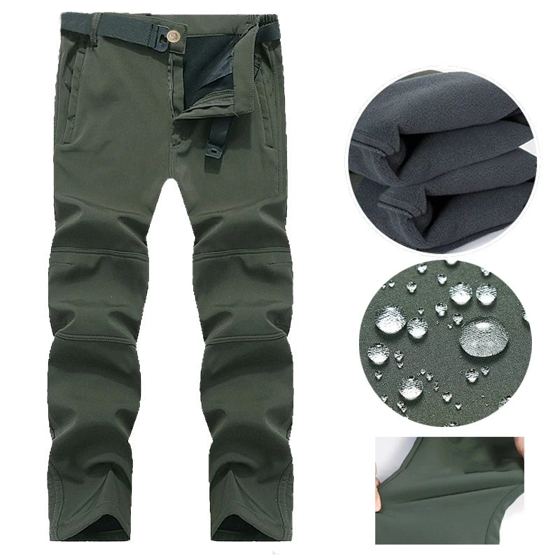 Men Softshell Fleece Waterproof Jacket