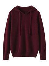Women's 100% Cashmere Hooded Sweater