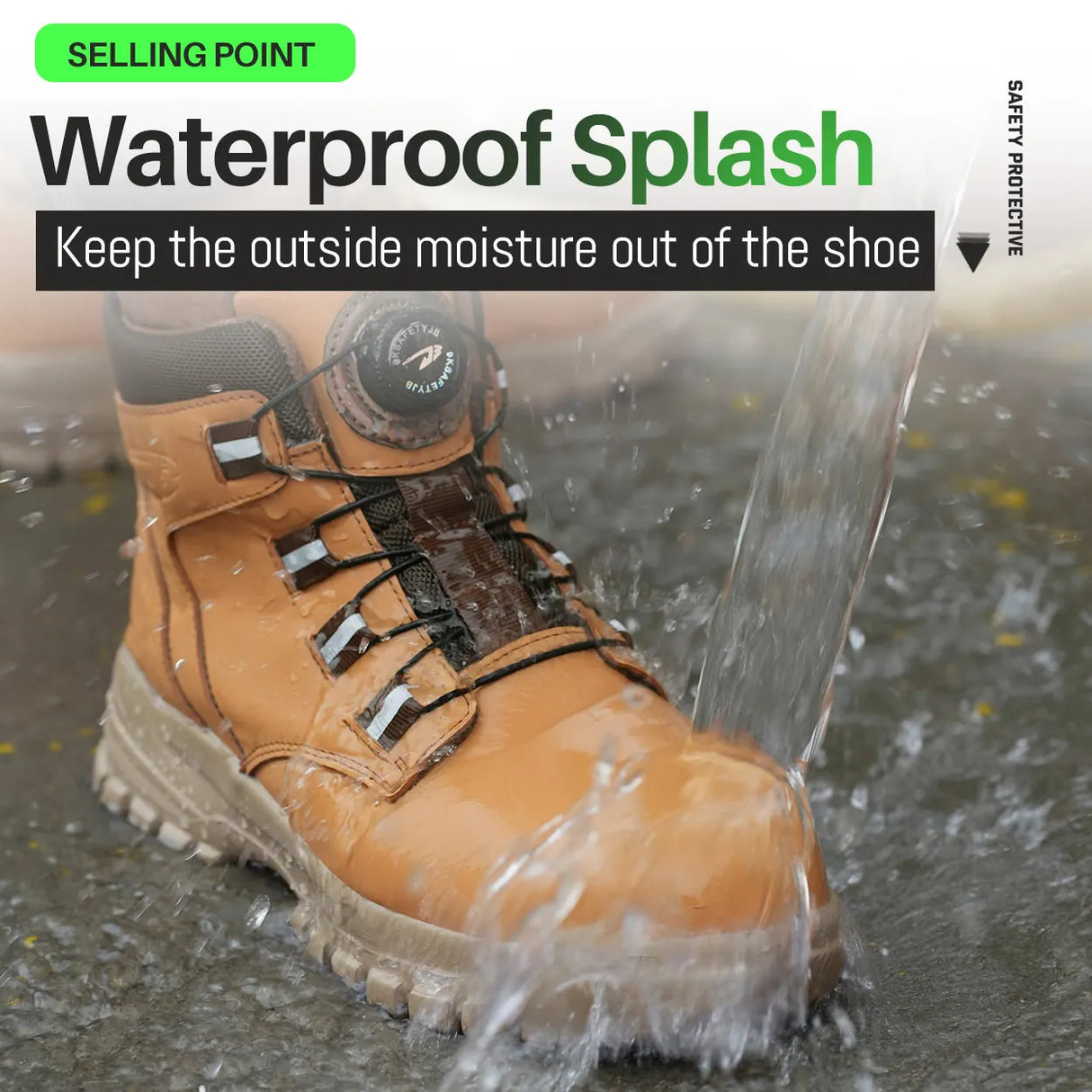 Men Waterproof Indestructible Safety Work Boots