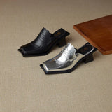 Women Rhinestone Mules Luxury Slippers