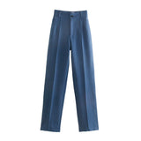 Women Office Straight Pants