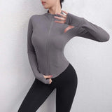 Women Textured Long Sleeve Running Jacket