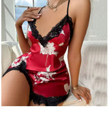 Women Satin Backless Nightdress