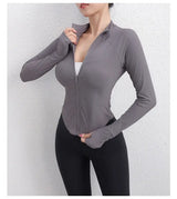 Women Textured Long Sleeve Running Jacket