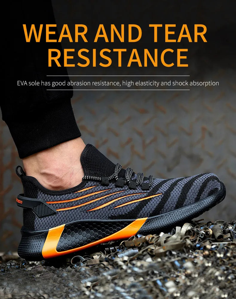 Men Lightweight Indestructible Work Boots