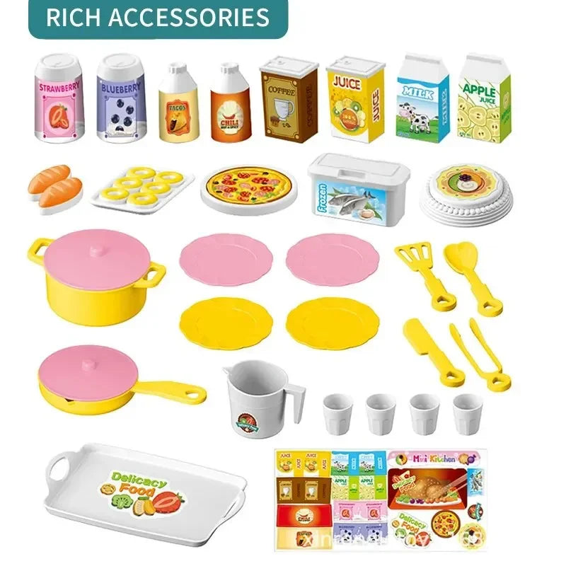 Kids Mini Kitchen Counter Play Set