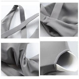 Women Twist Front Cross Back Sports Bra