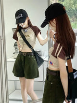 Women's Baggy Denim Short Jeans