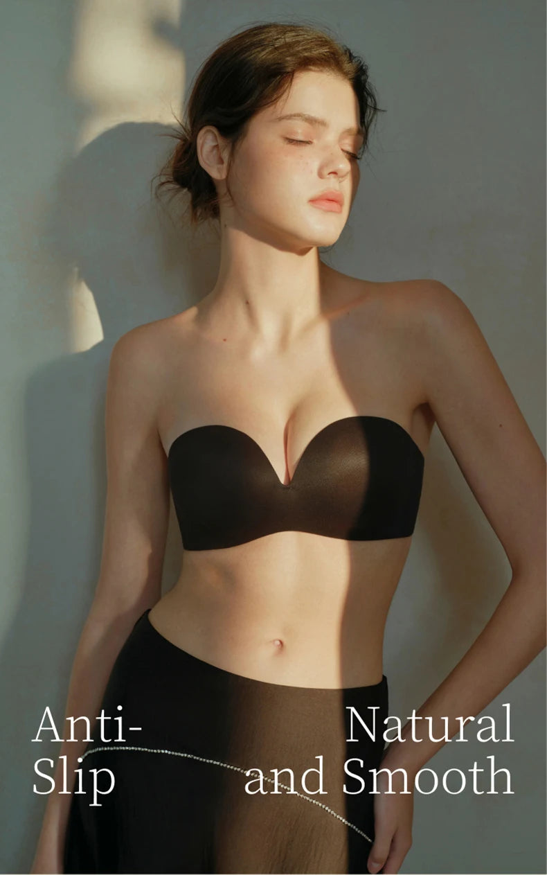 Women Invisible Strapless Bra