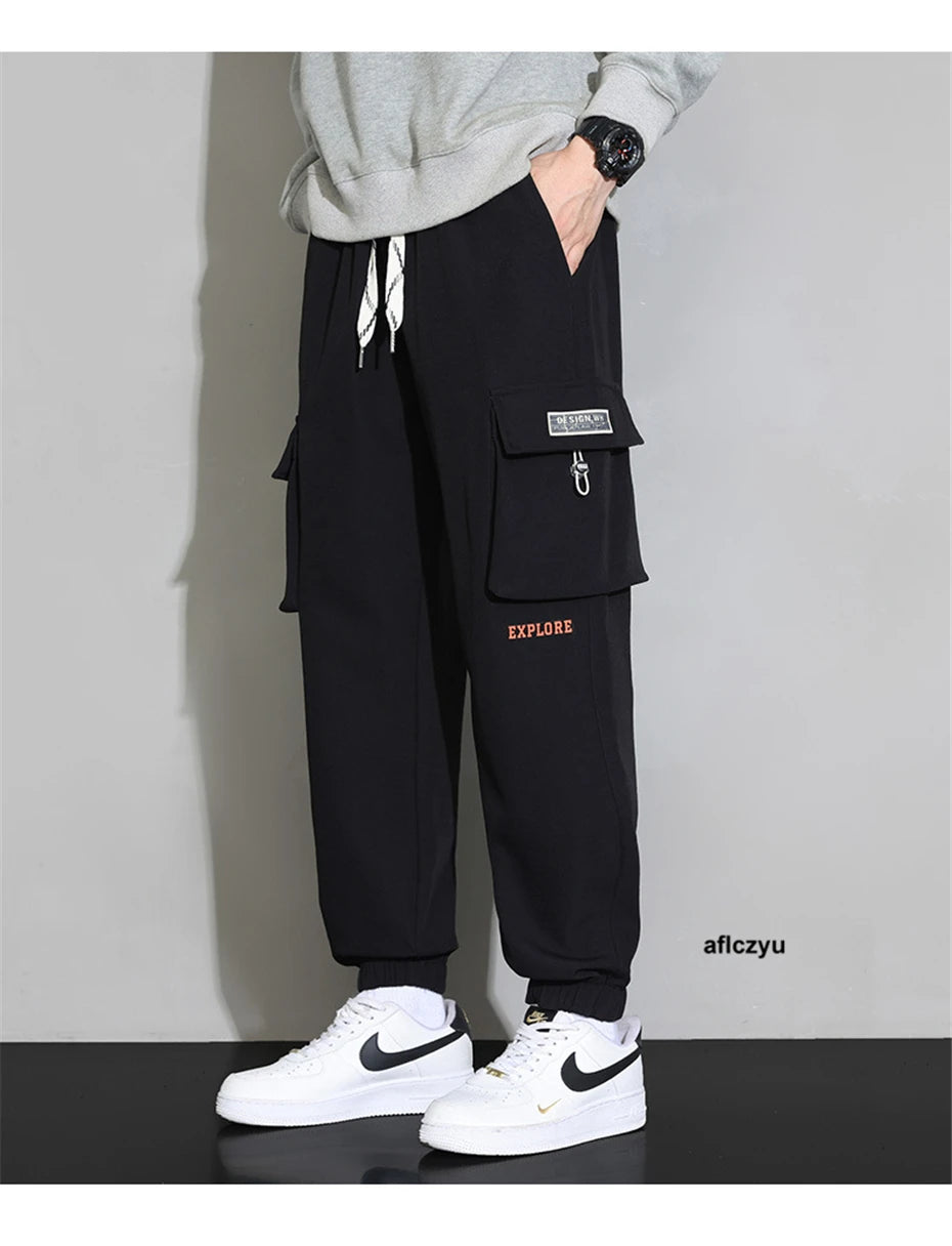 Men's Plus Size 8XL Jogger Pants – Casual Streetwear