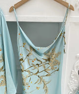 Women Bridal Satin Robe Set