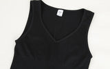 Women Sleeveless V-Neck Shapewear Tank Top