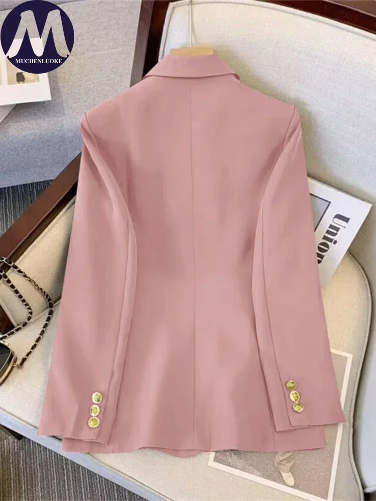 KStyle™ – Korean Slim Fit Blazer (Loose Fit, Temperament Ready, Spring/Fall Wear)