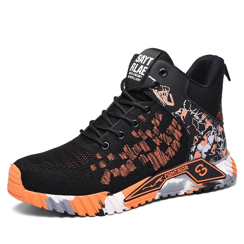 Men High Top Work Safety Boots