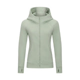 Women Thick Warm Hooded Sports Jacket