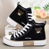 Women Canvas Shoes Breathable High Top Sneakers