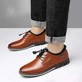 Men Comfortable Business Leather Shoes