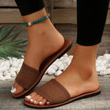 Women Luxury Flat Sandals Designer Slides