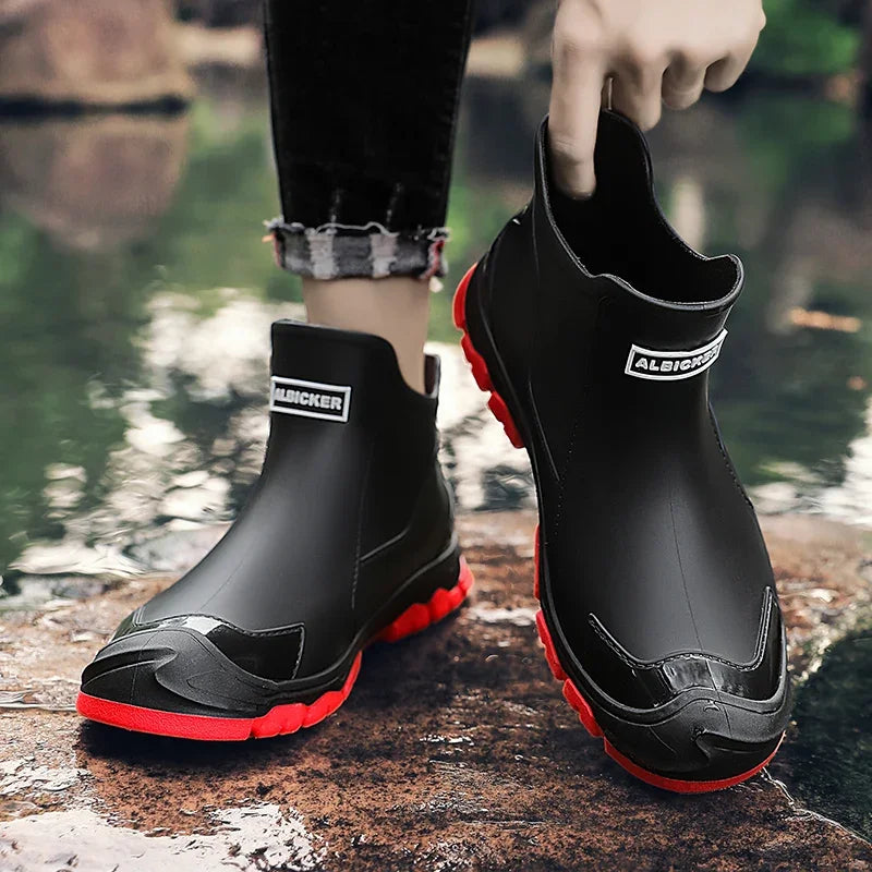 Men’s Casual Ankle Rain Boots 2025