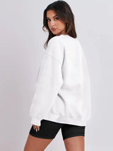Women Oversized Pullover Sweatshirt Casual Street Top